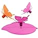 ME.FAM Forever Butterfly,set of 6 Pack in Different Color,diy Covers,food-grade Silicone Drink Covers,6-pack,spillproof,leakproof,keeps Beverages Hot or Cold, Silicone Cup Lid, Cup Cover