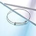 Sromay 8 Pieces Wire Blank Bracelet Stainless Steel Expandable Charm Bangle Bracelet for DIY Jewelry Making, 2.4 Inch