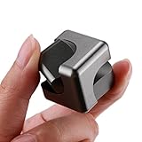 Cube Hand Spinner, Triangle Metal Finger Focus Toy For ADHD Autism - Bolayu (Gray)