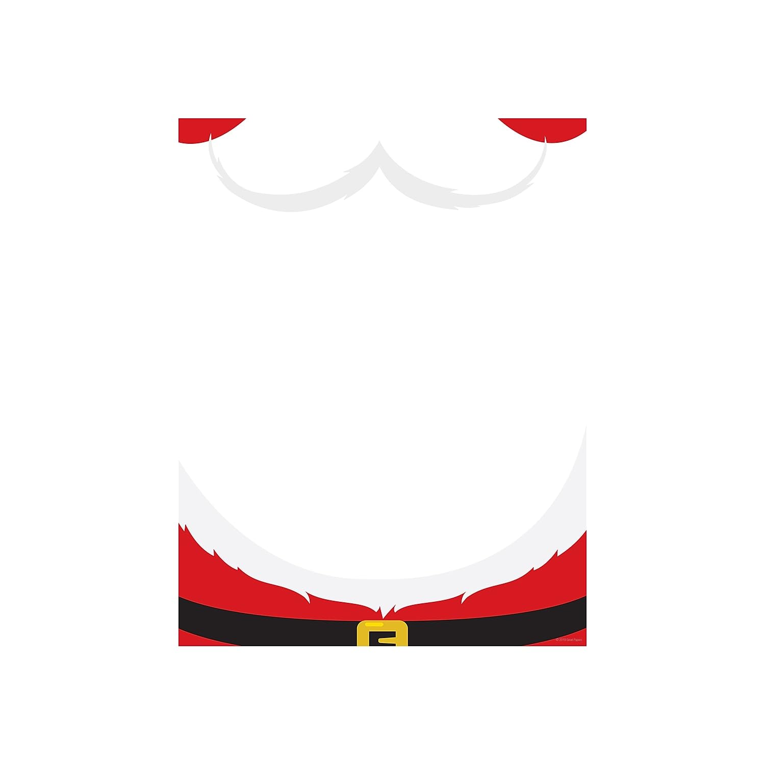 Great Papers! Santa's Beard Letterhead, 8.5" x 11", 80 Count (2019106)