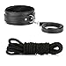 10 PCS Bed Restraints Bondage Kit with Adjustable Fur Leather Cullfs Set /Rope /Blindfold /Mouth Gag / Magic Wand / Cross Strap For Couples
