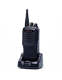LISHENG LS-A8 Radio bidireccional Recargable de alta potencia 8W de largo alcance 5 millas UHF 400-470MHz Walkie Talkies con batería de ión de litio de 2000mAh (negro, juego de 1)