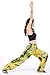 CandyHusky Women Elastic Waist Loose Fit Tie Dye Baggy Hippie Casual Yoga Pants (Green-Yellow)