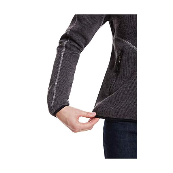 Jeff Green Damen Strick Fleece Jacke Kapuze Sligo – Bild 5