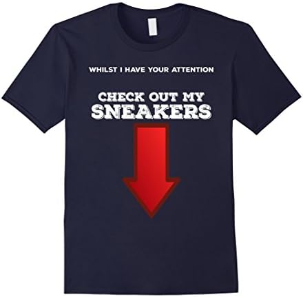 Mens Funny Sneakerhead T-Shirt Medium Navy