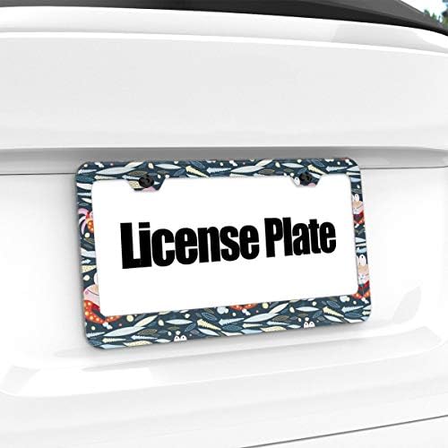 ナンバーフレーム かわいいカニ 蟹 葉 ナンバープレート レクサス 車用 蟹 大型家電 前後2枚セット タグホルダー スポーツ アウトドア アルミ製 掛けやすい 錆びにくい 装飾ボーダー 普通車 軽自動車適用 アクセントナンバー フレームセット 16 31cm B0wzz9vb 新作