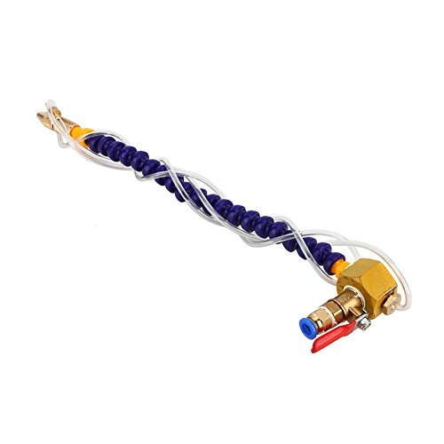 Yosoo Mist Coolant Spray System Mist Lubrication System Cardan Tube for CNC Lathe Mill Drill Machine (#1)