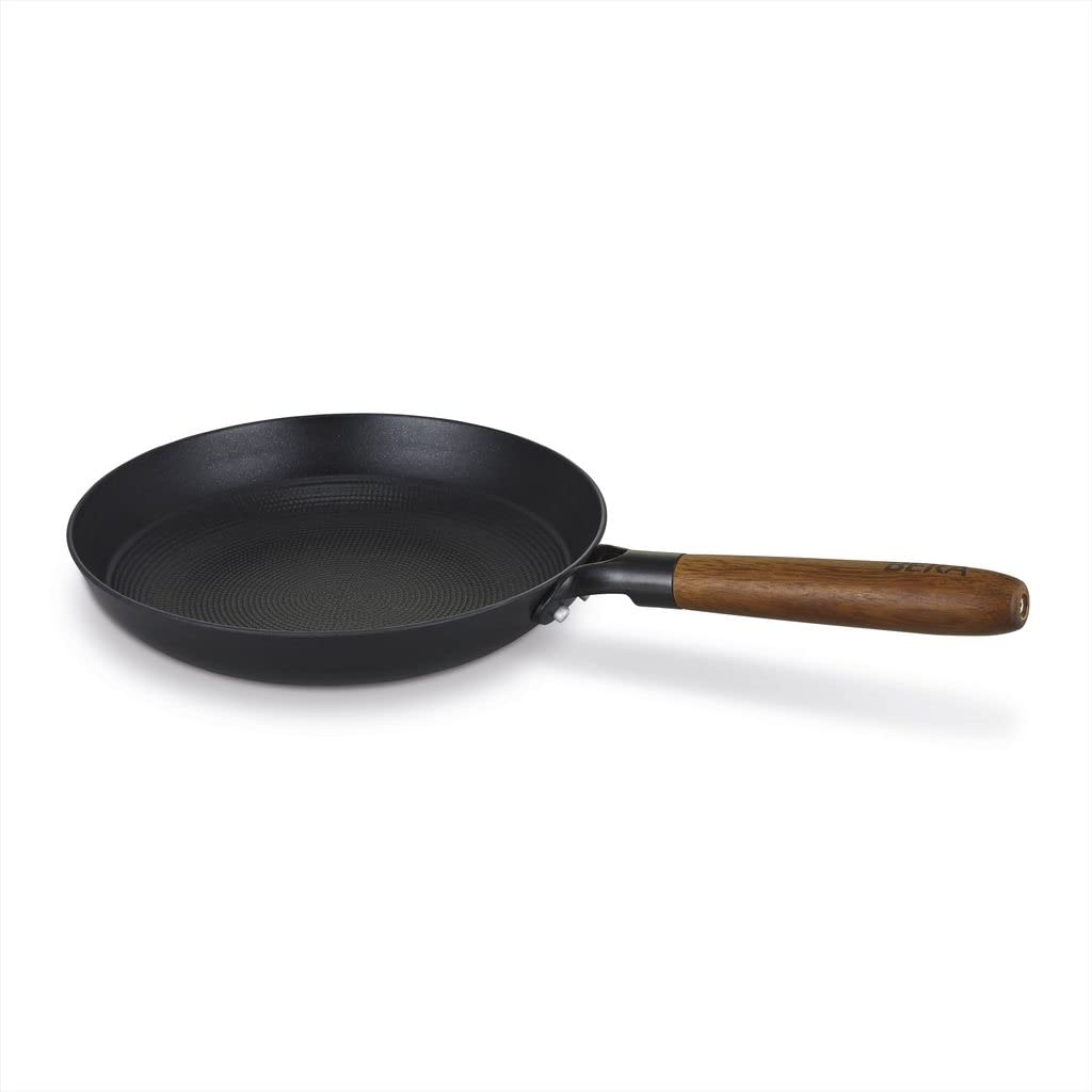 Guoml 15227244 Pan, Steel, Black