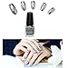 Hemlock Nail Polish Sets, Shinning Nail Gel Polish Soak Off Top Base Coat (Silver)