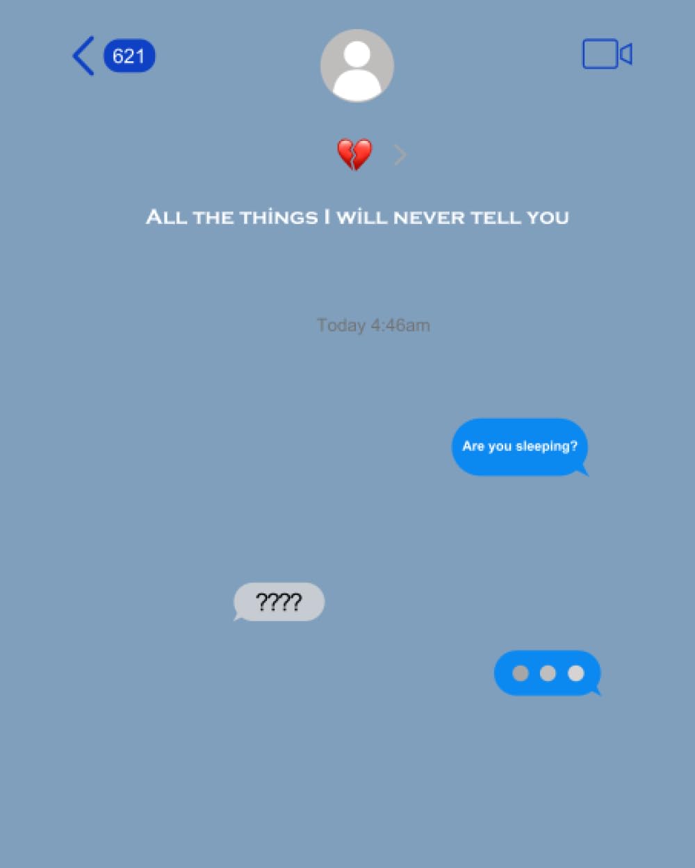 All the things I will never tell you