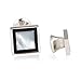 Cuff-Daddy Framed Mother of Pearl Onyx Tuxedo Cufflink & Stud Set