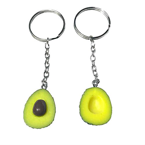 image for Divino Avocado Key Chain, Cute and Adorable 2-Part Avocado Key Chain, 