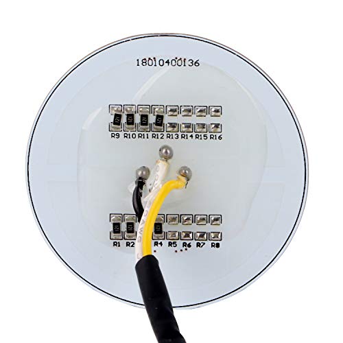 image for XMMT Pair Motorcycle 2 inch Bullet Style 1157 White&Amber LED Rear Tur