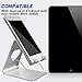 Adaker Cell Phone Stand,iPhone Dock,Desktop Cradle,Stand For Switch, All Android Smartphone,iPhone 6 6s 7 8 X Plus 5 5s 5c All-New Fire Tablet Charging, Phone Accessories Desk,Silver
