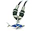 Aqua79 Blue and Silver Shark Necklace - Shark Jewelry Bohemian Pendant Necklace For Women and Men, Zinc Alloy and Natural New Zealand Abalone Jewelry Paua Shell - 18 Inches Long