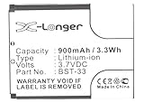 Synergy Digital Battery Compatible with Sony Ericsson BST-33 Replacement Battery (Li-Ion, 3.7V, 900 mAh / 3.33Wh) - Repl. Sony Ericsson BST-33 Battery