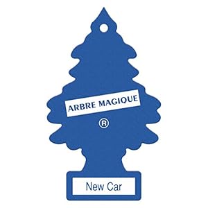 WUNDER-BAUM Auto-luchtverfrisser, aanhanger voor langdurige geur in de auto of thuis, New Car, 1 stuk