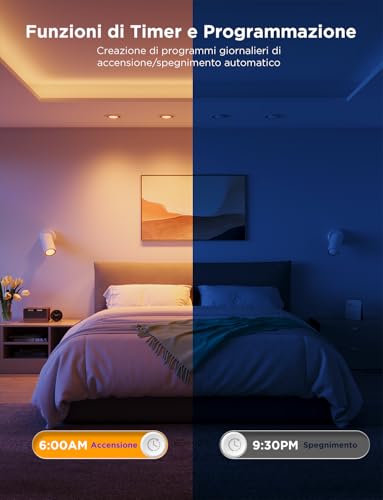 Govee WiFi Smart GU10 Bulbs, Smart LED Bulb RGBWW WiFi and Bluetooth, Compatible with Alexa and Google Assistant, 400LM Dimmable 16 Million Colours Music Sync, 4 Pieces