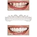 Oldeagle 5PCs Cosmetic Teeth, Temporary Smile Comfort Fit Cosmetic Teeth Denture Teeth Top Cosmetic Sticker For Men, Women