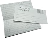5 Transaction Checkbook Registers 2018-2019-2020 Calendars Gray and White Lined 32 Page