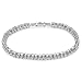 Original Classics .925 Sterling Silver 1.0 Cttw Rose Cut Diamond Double-Link 7