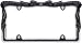 Cruiser Accessories 18545 Ribbon Bling License Plate Frame, Black/Chrome