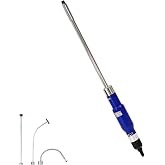 Bangzhen 1/4 Collet Air Die Grinder Angle Pneumatic Powered Grinding | Extra Long straight 1/4" high speed air die grinder 18000 RPM for grinding and polishing in confined or hard-to-reach spaces