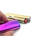 Lucklybestseller 2Pcs Set Metal Lighter Case Cover Holder Rainbow Gold Color for BIC J3 Lighter(Medium Size)thumb 3