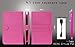 (Pink) 9.7 Inch Leather Keyboard Kick Stand Case + HSINI Touch Screen Stylus Pen for Android Tablet Epad Apad - Pink