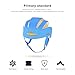 ICOCO Baby Helmet Soft Cotton Adjustable Infant Baby Safety Head Protector Protection Adjustable Head Guard Protective Harnesses Cap for Baby Infant Toddler Kids (3 Lines, Sky Blue)
