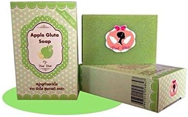 Apple Gluta Whitening Herbal Soap By Wink White, Skin Lightening by Thai Export