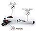 Signs Authority Dry Erase Board - Decorative Prop with Magnetic Back for Fridge - Realistic Speech Bubble Design - Reusable, Durable, Portable, Double Sided