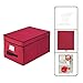 Elf Stor Red Christmas Light Strand Storage Box Organizes over 400 Ft. of Lights