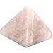Healing Crystals India: Natural Rose Quartz Gemstone Pyramid Hand Polished Natural Healing Device