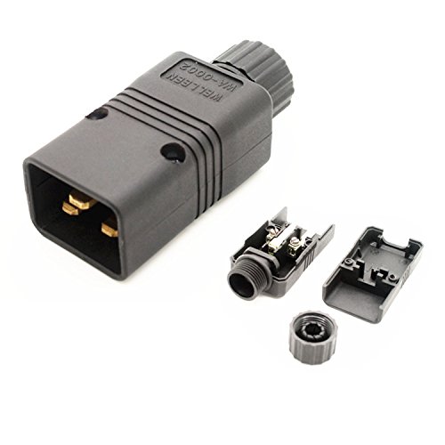 UPS Power IEC Male C20 Plug Power Cord Cable Plug Rewirable 16A / 250V NEW