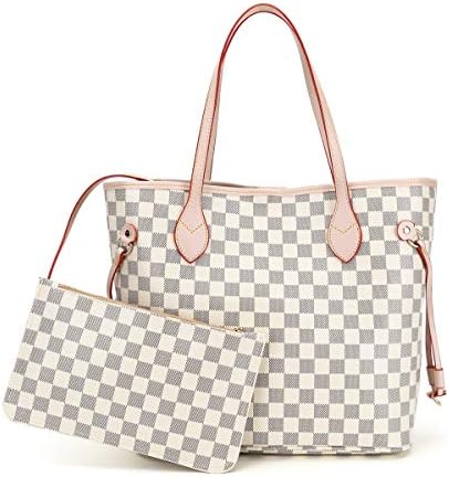 Womens Tote Bags Soft Leather Large Capacity Shoulder Bags Work Laptop for Ladies Handbags Designer Purses Set