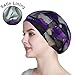 Alnorm Slouchy Striped Beanie Hat Comfortable Headwrap Cap