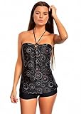 Lady´s Figure Optimizer Push Up Tankini two pieces swimsuit 1074CH-W300-f4004
