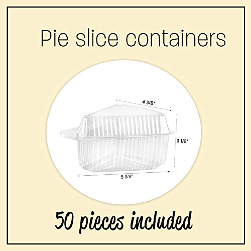 1 Container+Clear+Cheesecake+Containers+Medium+Disposable