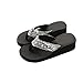 Hemlock Sequins Slipper Flip Flops, Women Bohemia Floral Beach Slippers Thongs Slippers Anti Slip Flip-flops (US:8, Silver)