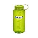 NALGENE Tritan Wide Mouth BPA Free Bottle, 1QT, spring green,32 oz