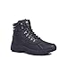 KINGSHOW Men's M0705 Water Proof Black Leather Rubber Sole Winter Snow Boots 13 M US