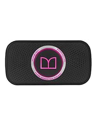 Monster Superstar HD altavoz bluetooth, Negro Neón pink ultra compacto, resistente al agua