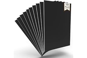 E-CLIPS USA Foam Board, Foam Board 20x30, Black Foam Board, Presentation Foam Board, Acid Free Mounting Board, Foam Core (10)