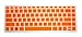 CaseBuy Ultra Thin Soft Silicone Keyboard Protector Skin Cover for HP Stream 13 Notebook - 13-c002dx 13-c010ca 13-c010nr 13-c020ca 13-c030nr 13-c077nr US Layout(Semi-Orange)