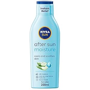 NIVEA SUN After Sun Moisturising Soothing Lotion (200ml), Cooling NIVEA After Sun, Naturally Soothing After Sun Cream…