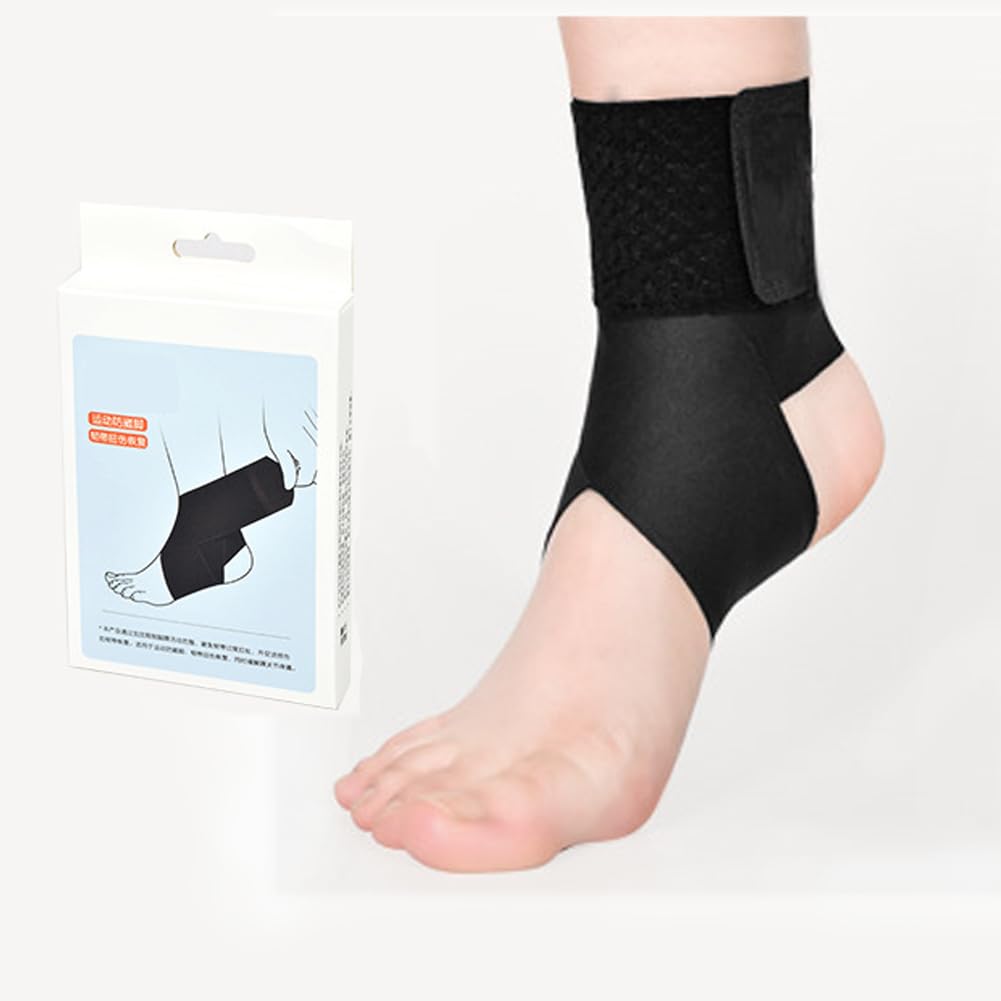 Photo 1 of WZLL.SLSP Ankle Support Brace Adjustable Wrap,Plantar Fasciitis Relief Achilles Tendonitis Brace for Pain Relief & Injury Healing,Preventing Sprains and Fixing Ankles?1 PACK? (Medium)