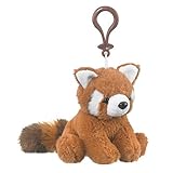 Wildlife Artists Red Panda Plush Backpack Clip Toy Keychain 5.5