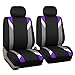 FH Group Automotive Seat Covers Airbag Compatible Front Seats Only Universal Fit Interior Accessories Cars Premium Modernistic Purple Seat Covers Car Accessories for Vans Trucks SUV Car Accessories