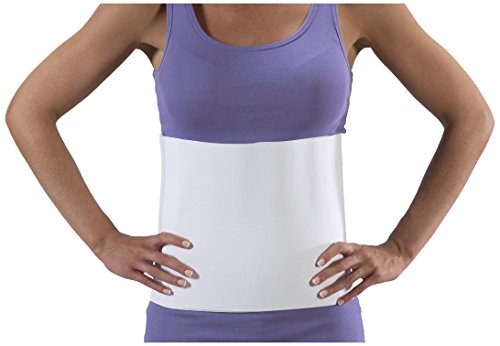 Bilt-Rite Mastex Health 10 Inch Abdominal Binder, White